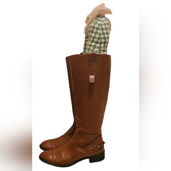 Sam and Libby Brown Knee High Riding Boots - Picture 2 of 9